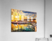 French Riviera Sunset Reflections  Acrylic Print
