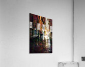 Rainy Walk Through a Cobblestone Alley  Acrylic Print