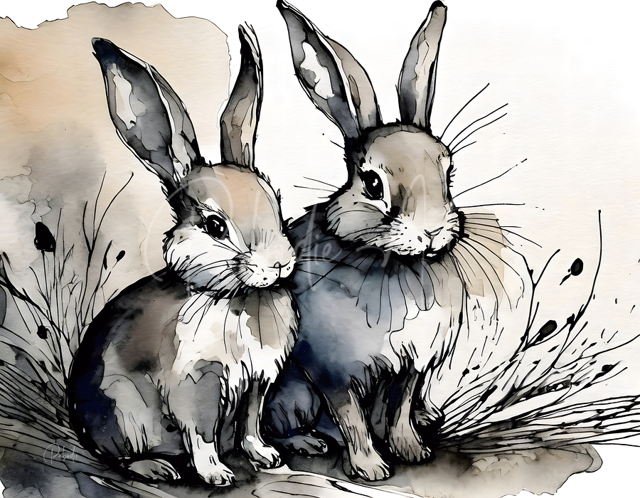 Bunny Buddies  Print