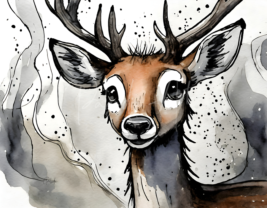 Delightful Deer  Print