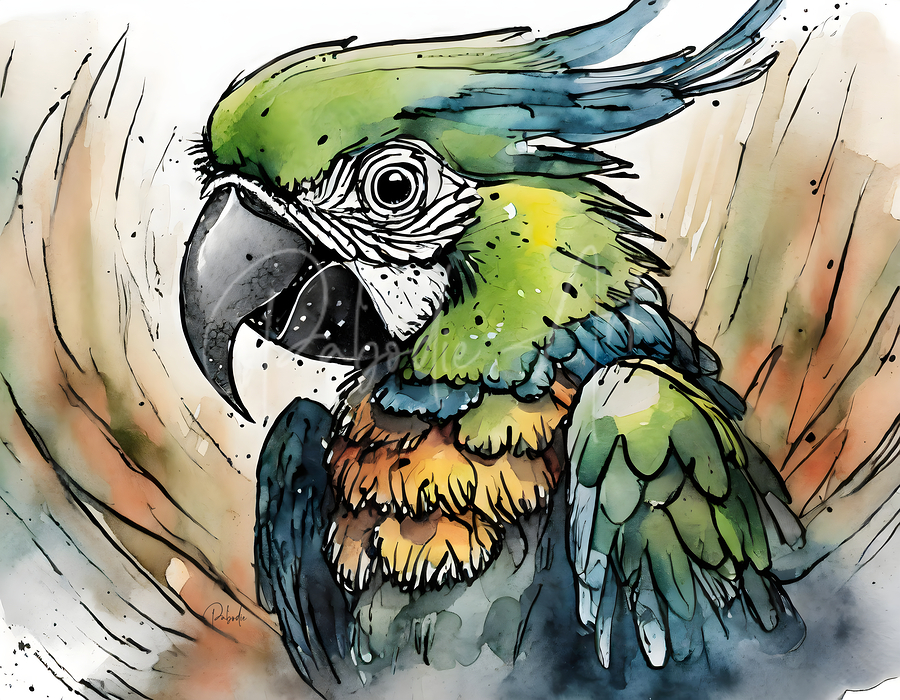 Polly Parrot  Print