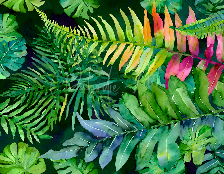 Tropical Leaves III  Print
