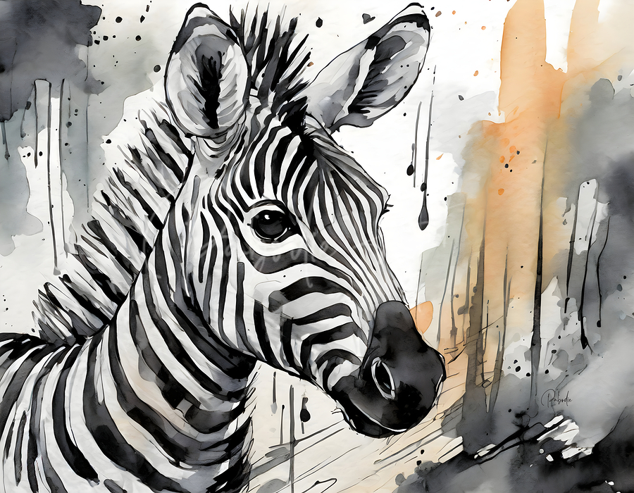 Zany Zebra  Print
