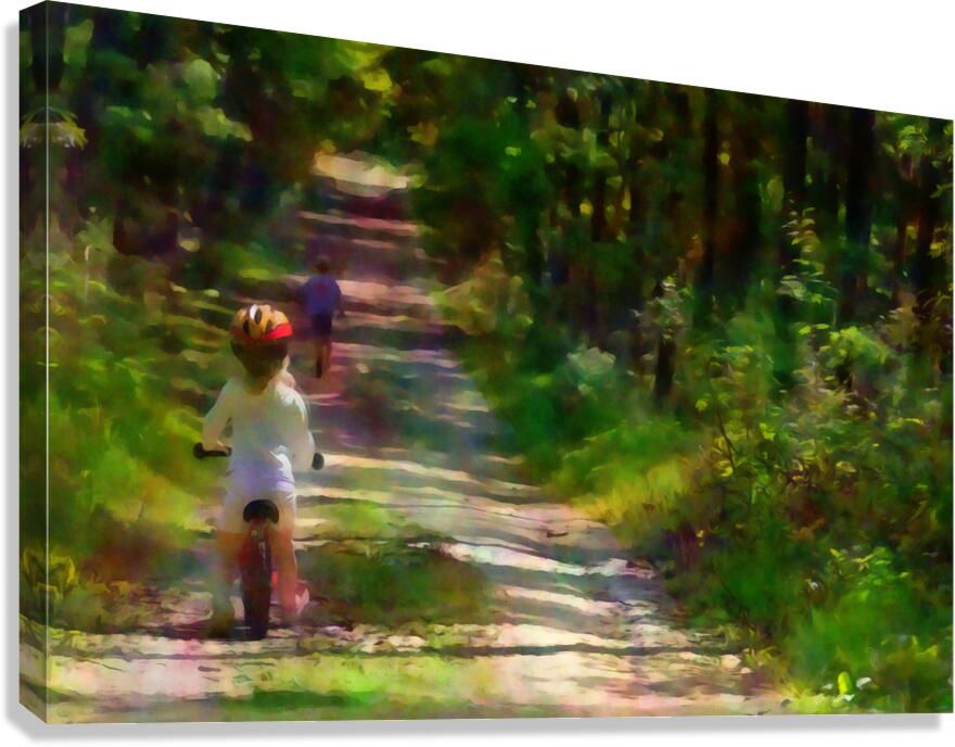 Wait For Me Big Brother  Canvas Print