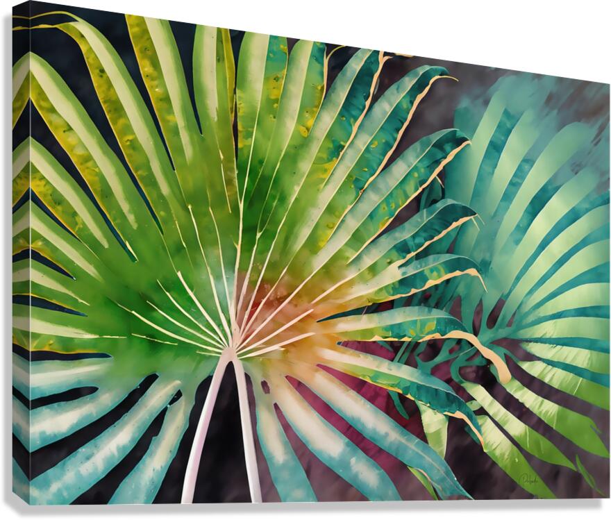 Tropical Palms III  Canvas Print