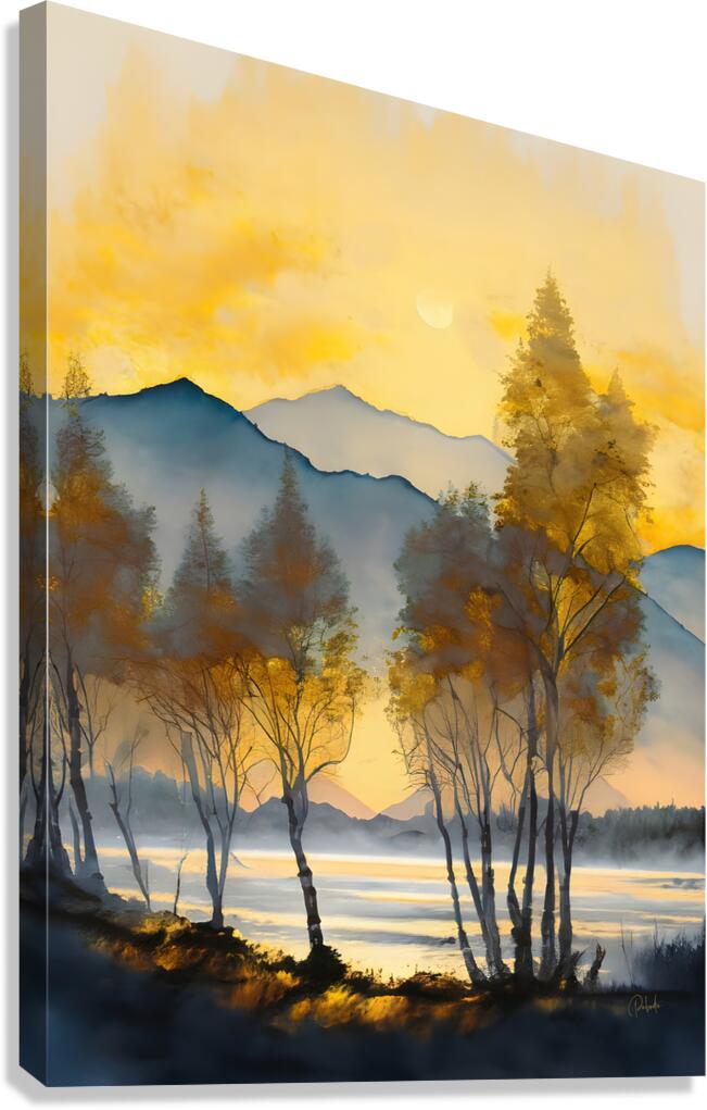 Morning Mountain Sun  Canvas Print