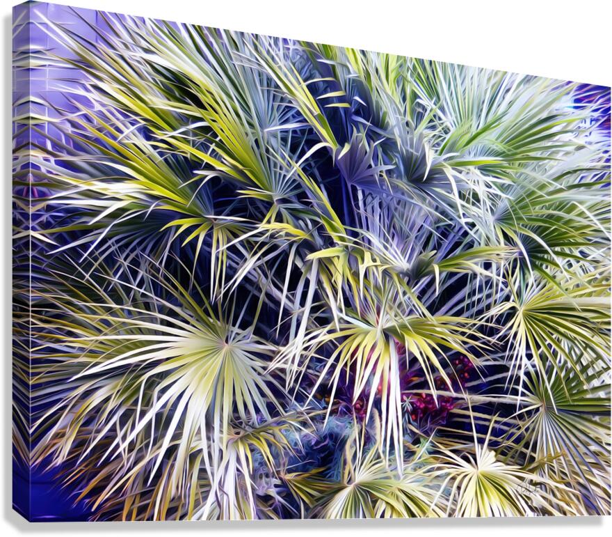 Palms & Berries  Canvas Print
