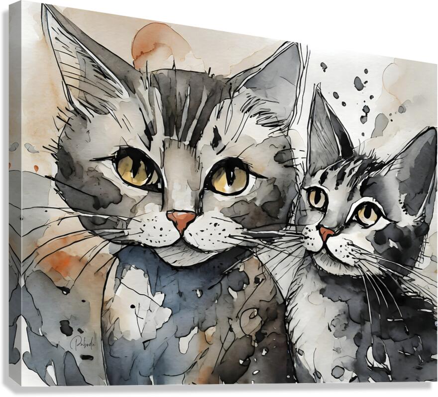 Kitty Crew  Canvas Print