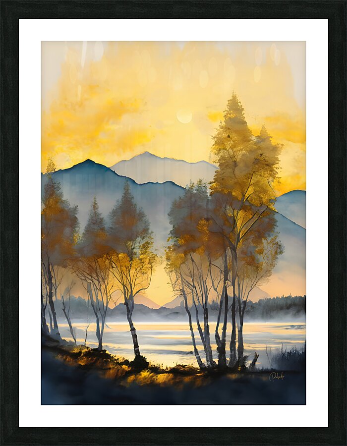 Morning Mountain Sun  Framed Print Print