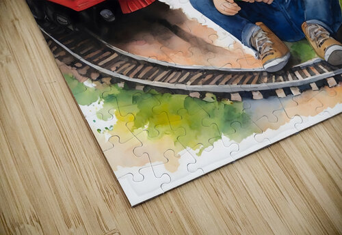 Me And My Train Pabodie Art puzzle