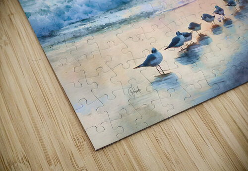 Sanderlings Along The Shore Pabodie Art puzzle