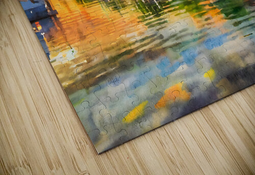 River Living Sunset Pabodie Art puzzle