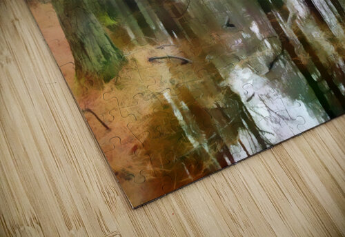 Meandering Backwater Swampy Reflections Pabodie Art puzzle