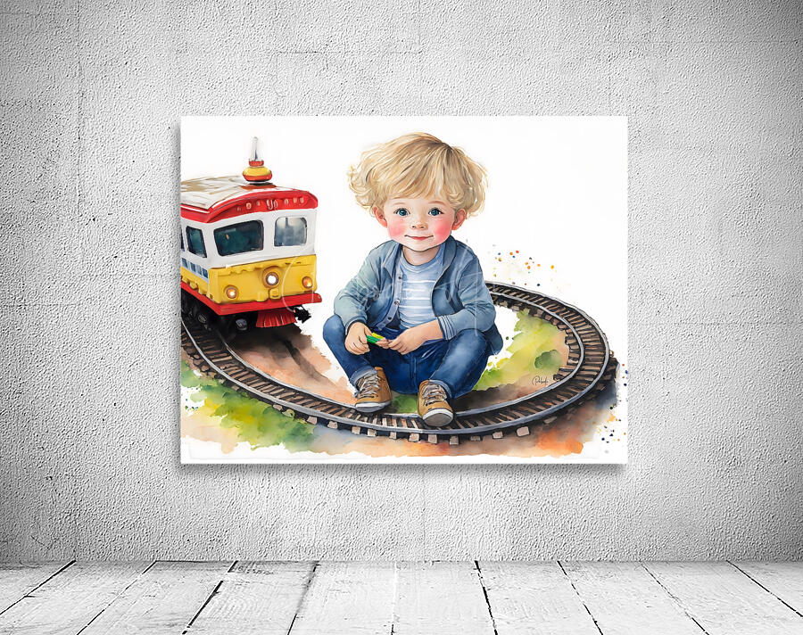 Me And My Train by Pabodie Art