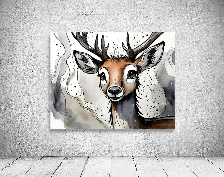Delightful Deer by Pabodie Art