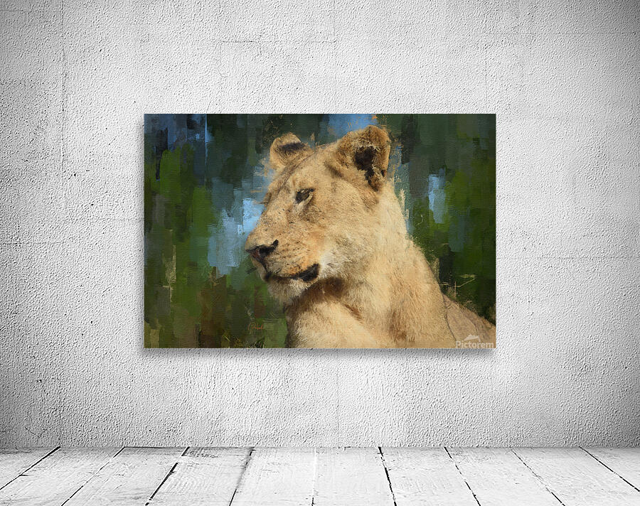 The Kings Mate and Lioness Portrait by Pabodie Art