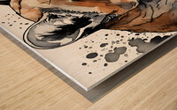 Courageous Cougar Wood print