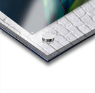 Geometric Bamboo Impression Acrylique