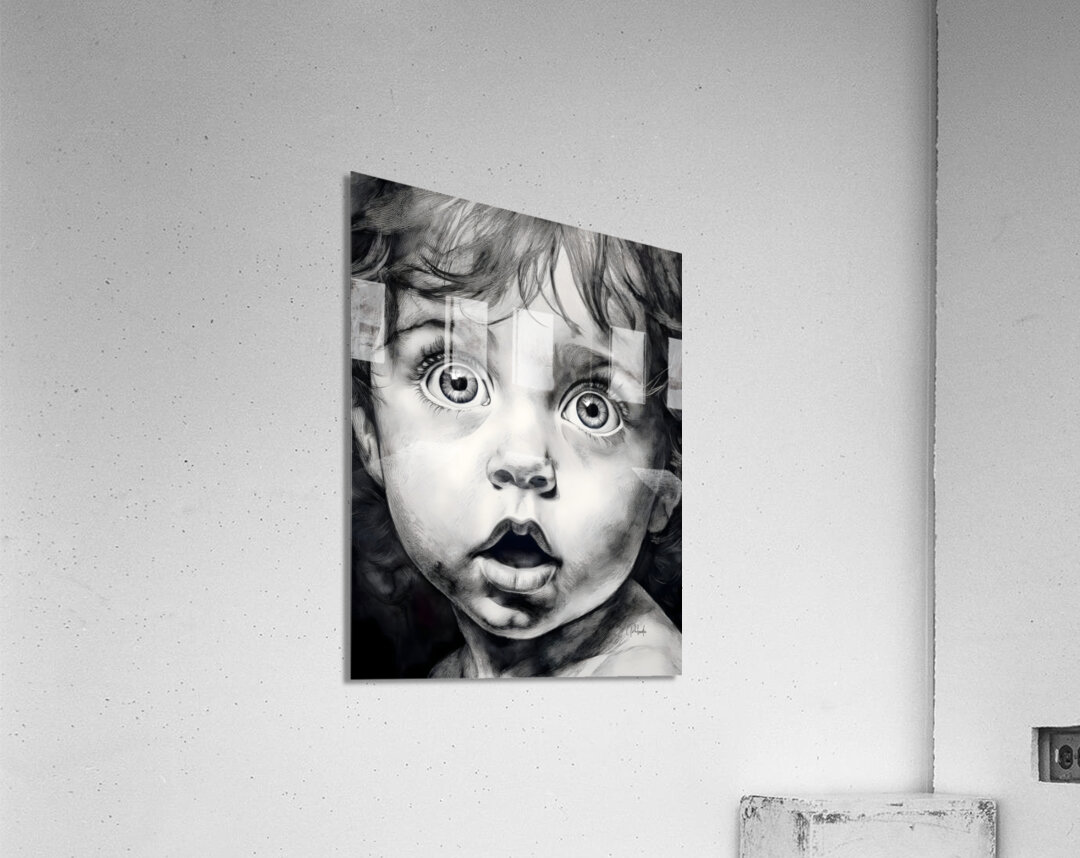 Baby Bright Eyes Acrylic Print