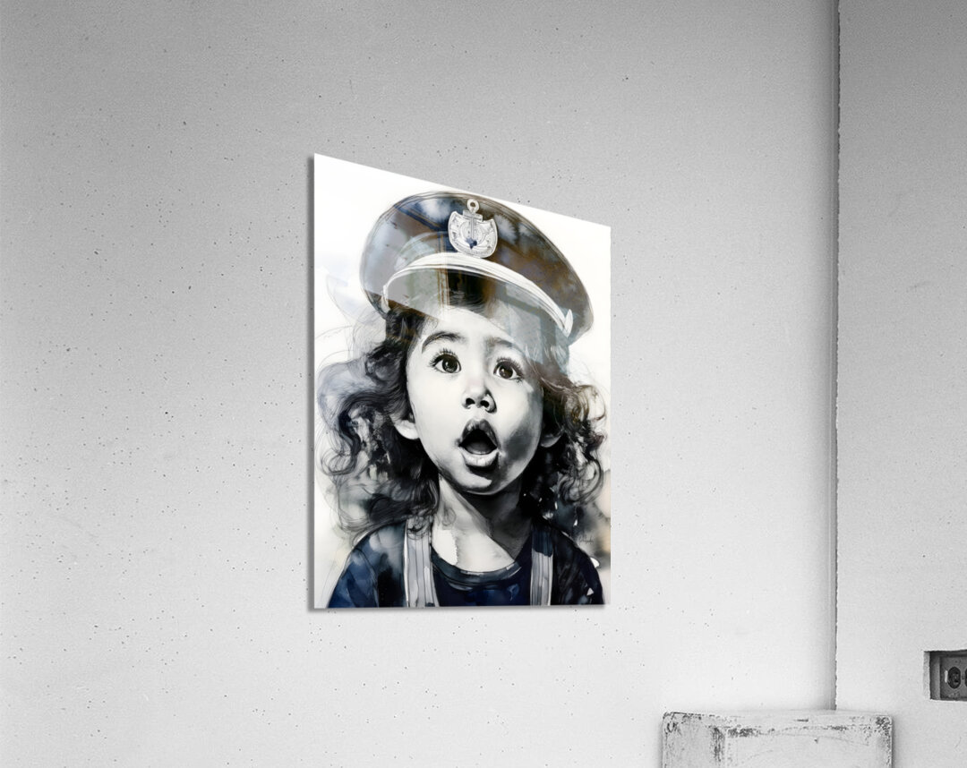 Captain Of Her Ship Impression acrylique