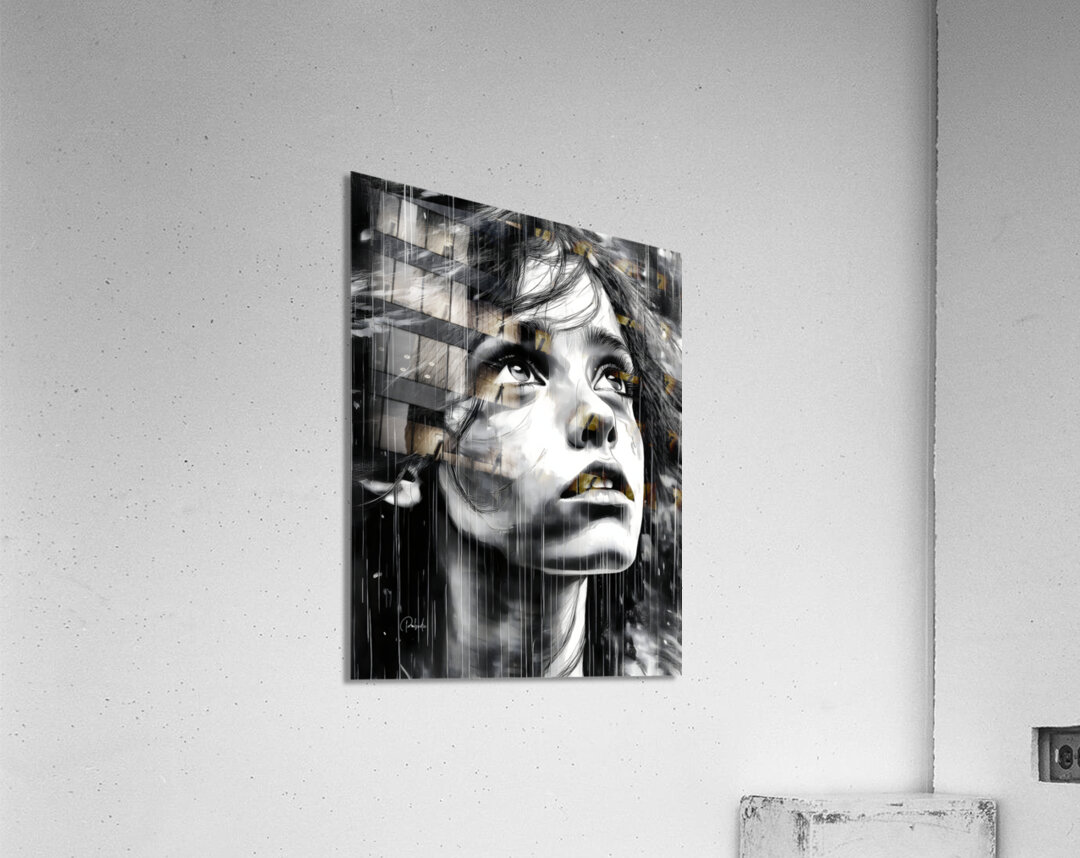 Looking Out At The Rain Acrylic Print