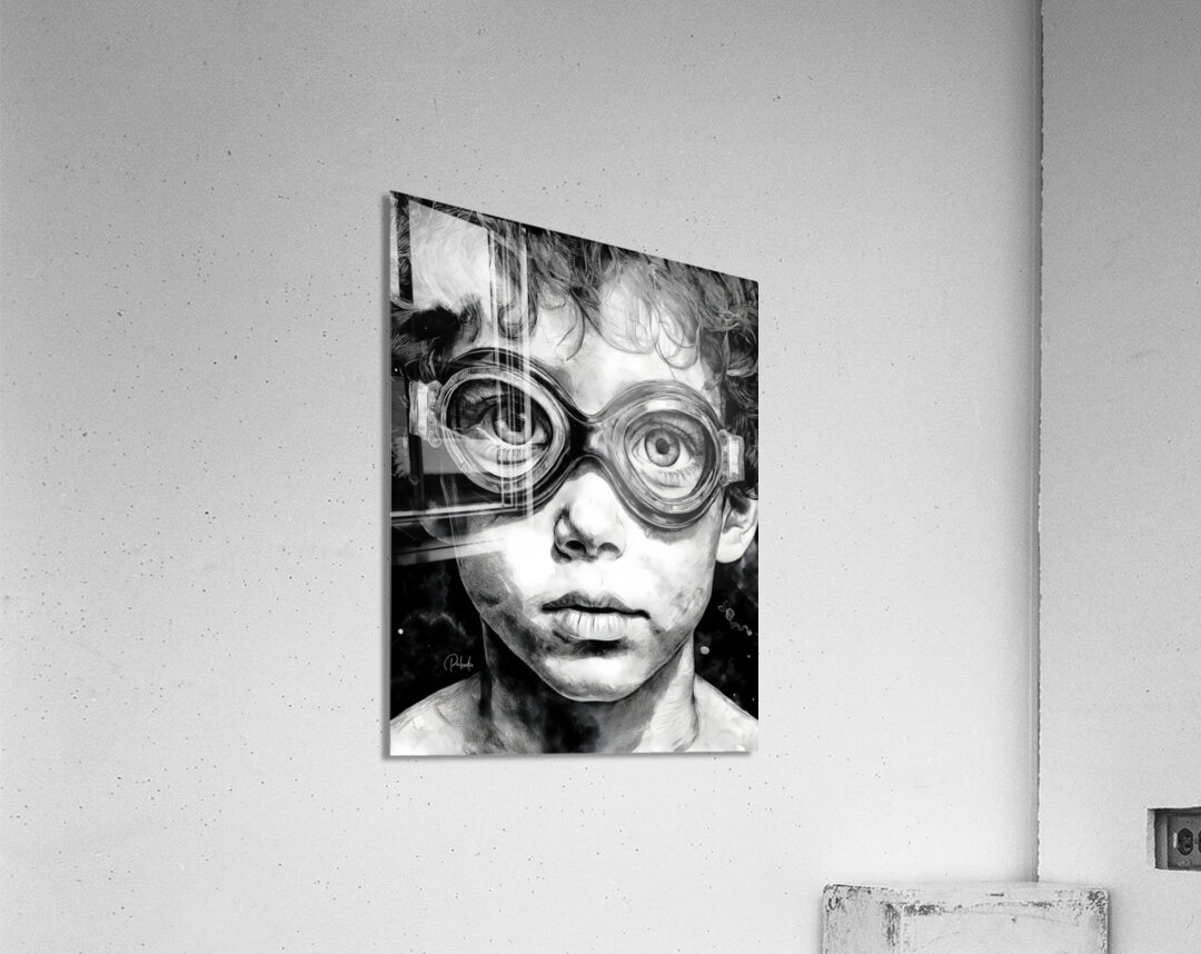 The Swimmer Impression acrylique