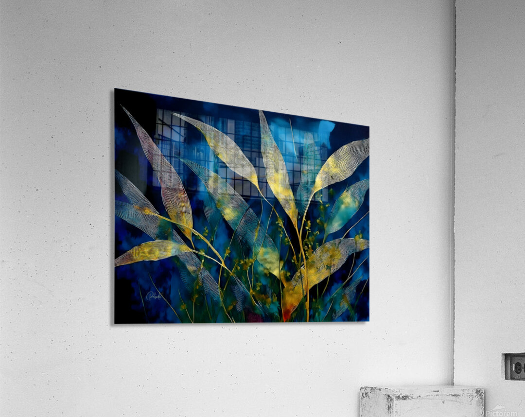 Moonlit Bamboo Acrylic Print