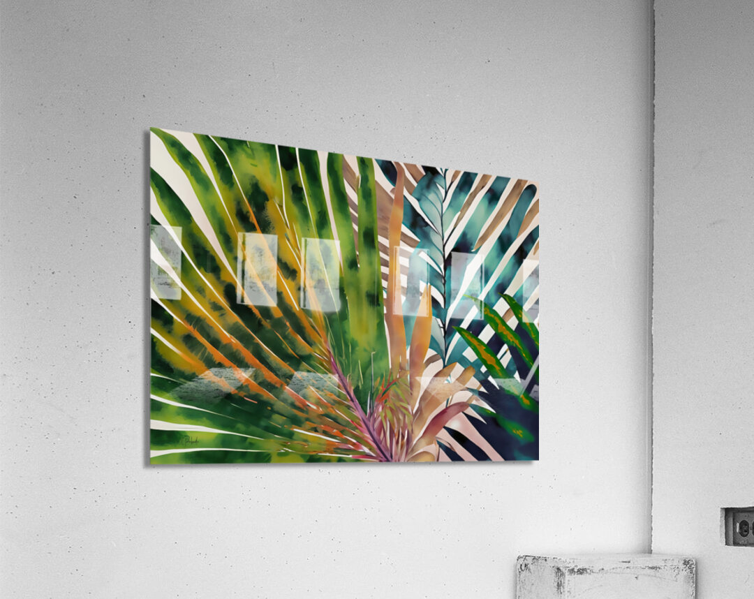 Tropical Palms II  Acrylic Print 