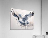 Sea Gull Ink Wash  Acrylic Print