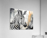 Zany Zebra  Impression acrylique
