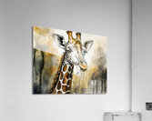 Georgie Giraffe  Impression acrylique