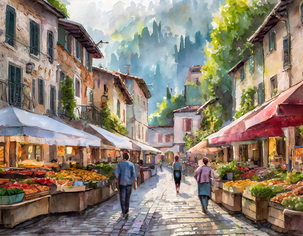 Saturday Morning Farmers Market Digital Download