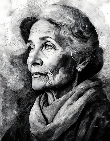 Knowledge Of Her Years Print