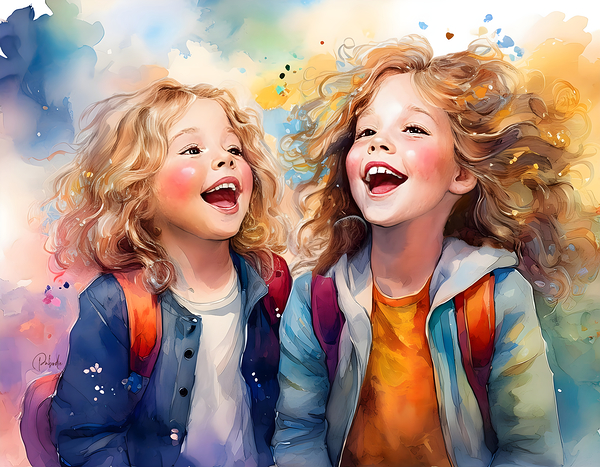 The Sound of Children Laughing Print