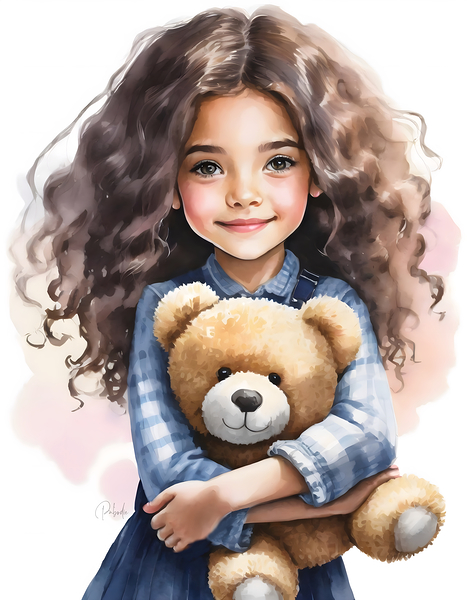 Teddy Bear Love by Pabodie Art