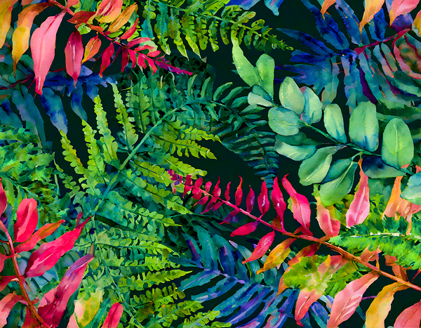 Tropical Leaves IV by Pabodie Art