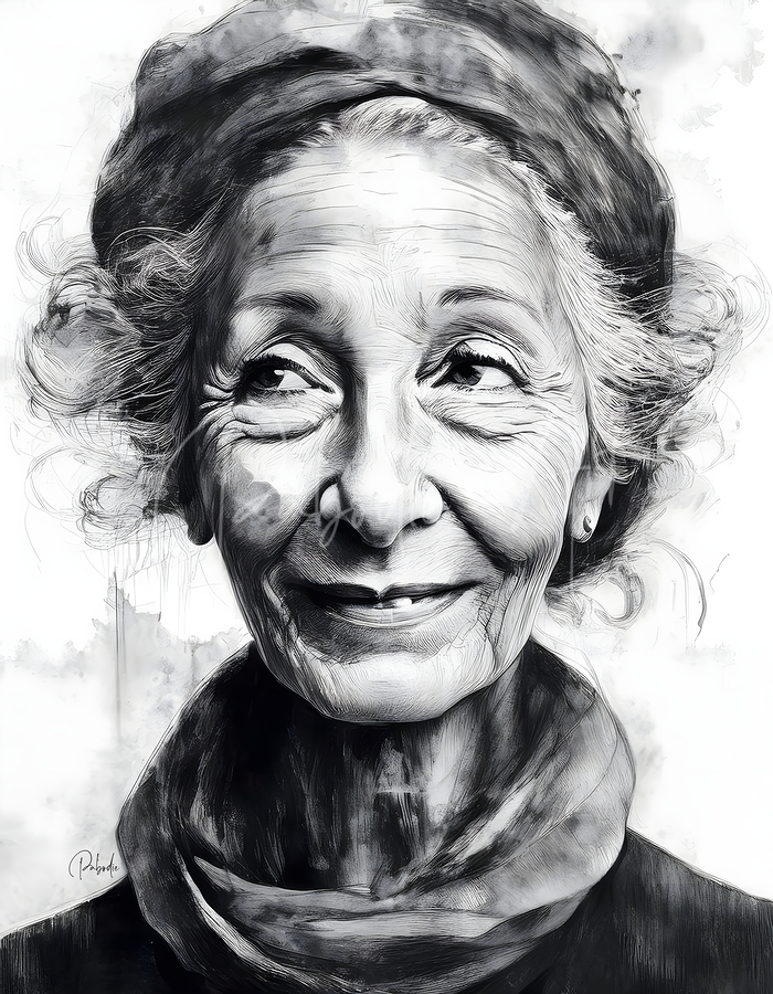 The Half Smile  Print