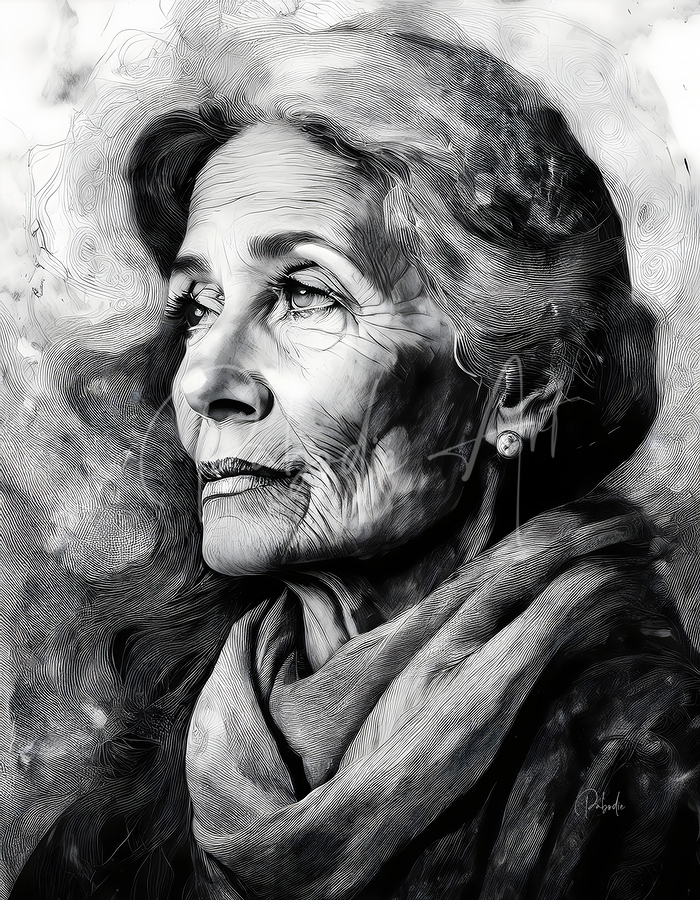 Knowledge Of Her Years  Print