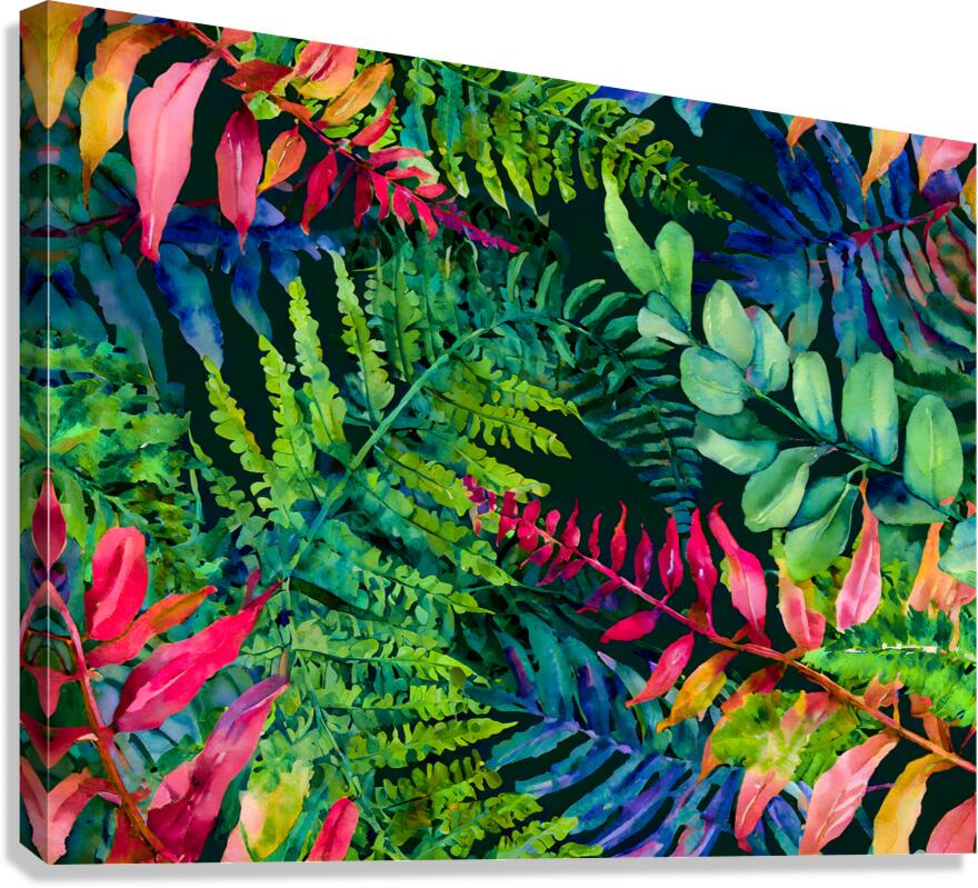 Tropical Leaves IV  Canvas Print