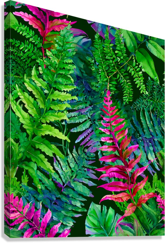 Tropical Leaves II  Impression sur toile