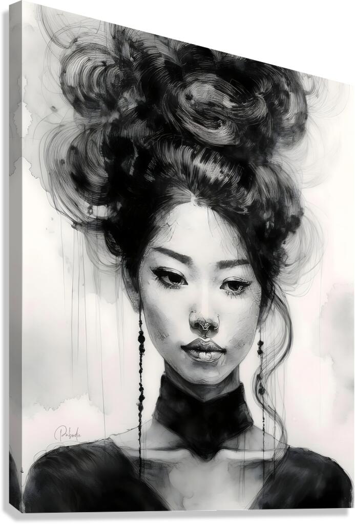 Asian Beauty Canvas Print