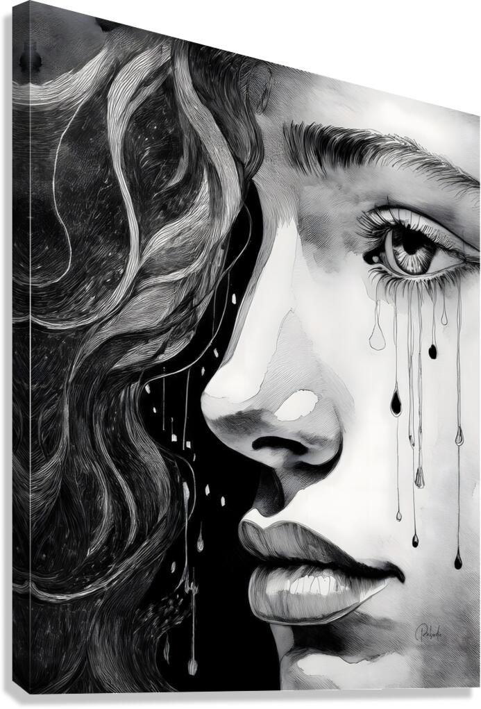 A Teens Tears Canvas Print