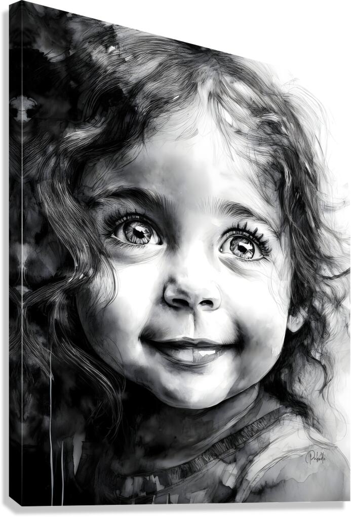 Bottomless Eyes Canvas Print