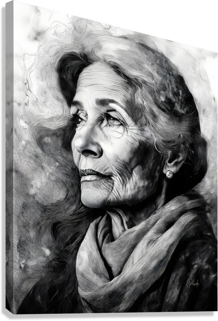 Knowledge Of Her Years Canvas Print