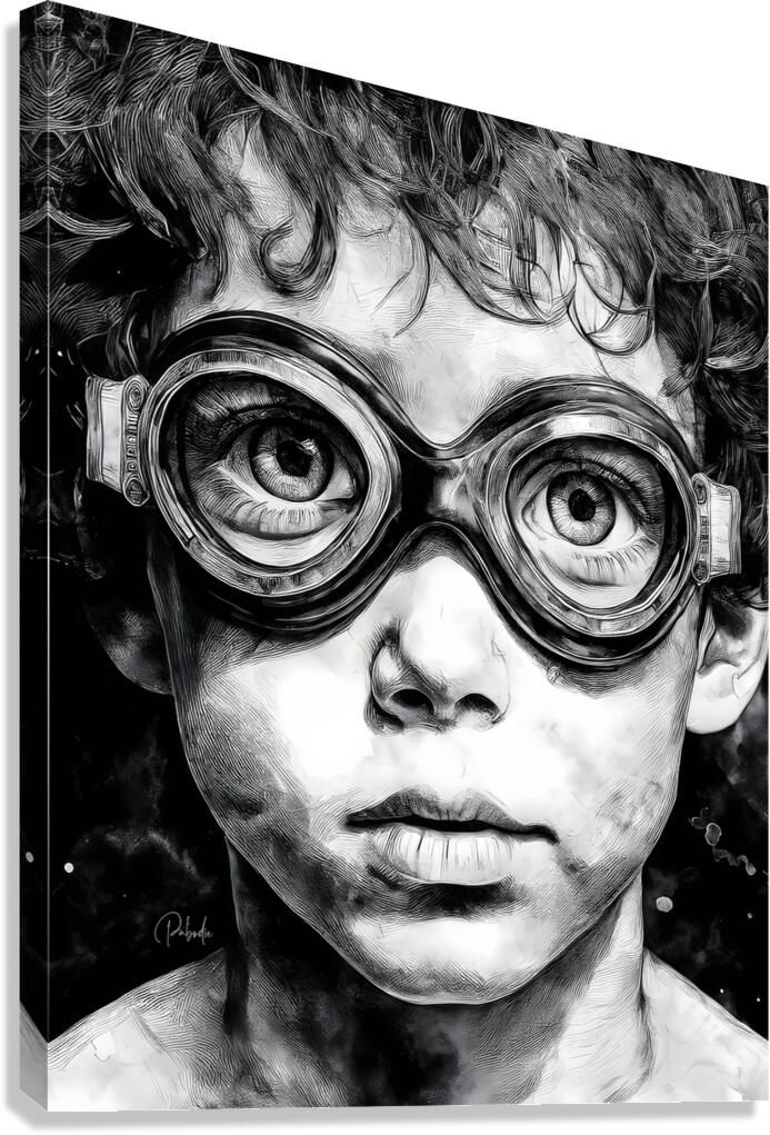 The Swimmer Canvas Print