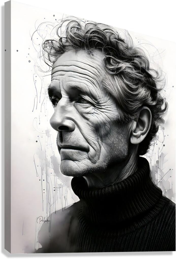 The Novelist Canvas Print