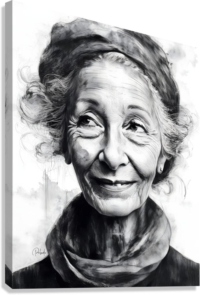 The Half Smile Canvas Print