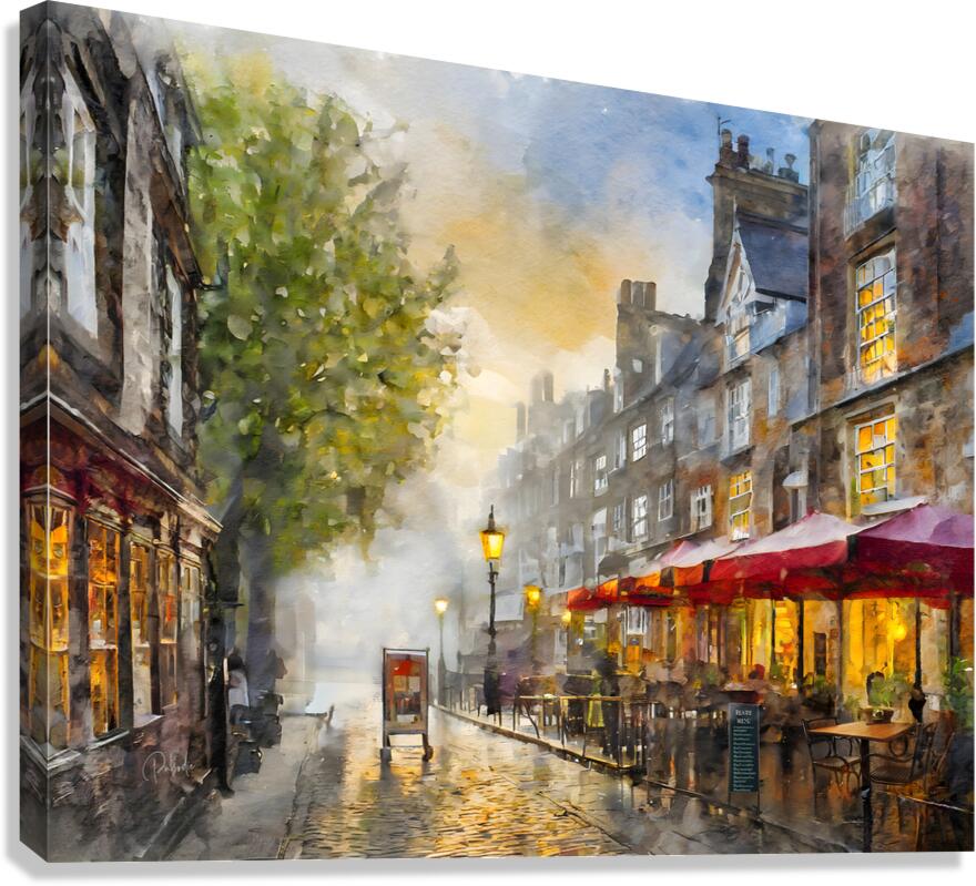 London England City Street Canvas Print
