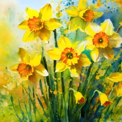 Bright Daffodills