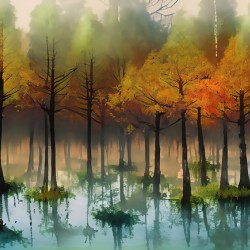 Cypress Trees in the Swamp II
